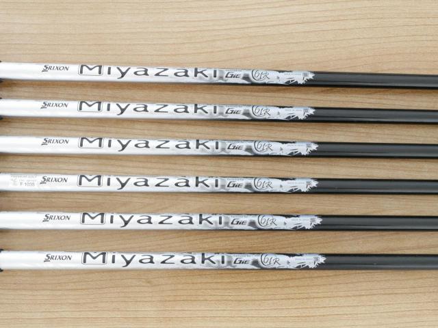 Iron set : Other Brand : ชุดเหล็ก Srixon GIE (ใบใหญ่ ตีง่าย) มีเหล็ก 5-Pw (6 ชิ้น) ก้านกราไฟต์ Miyazaki 61 Flex R