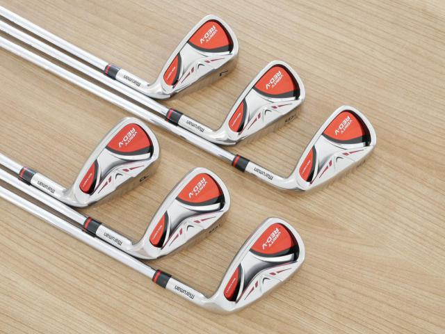 Iron set : Maruman : ชุดเหล็ก Maruman Red-V (ใบใหญ่ ตีง่าย) มีเหล็ก 5-Pw (6 ชิ้น) ก้านเหล็ก NS Pro 1070 Flex S