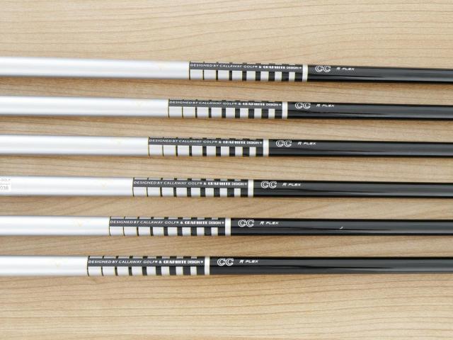 Iron set : Callaway : **สภาพเหมือนใหม่** ชุดเหล็ก Callaway Collection (ตีง่าย ไกล) มีเหล็ก 5-Pw (6 ชิ้น) ก้านกราไฟต์ Flex R