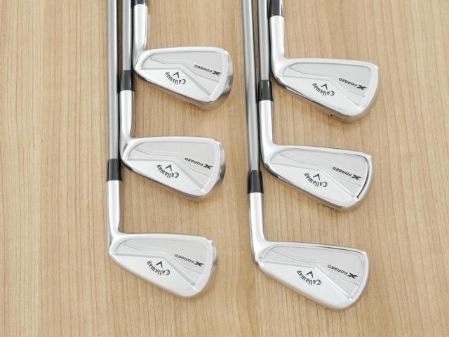 Iron set : Callaway : ชุดเหล็ก Callaway X Forged (ออกปี 2024 นุ่ม แน่น หล่อมาก) มีเหล็ก 5-Pw (6 ชิ้น) ก้านกราไฟต์ Fujikura MC 80 Flex S