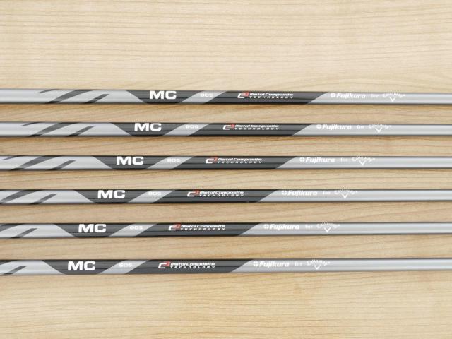 Iron set : Callaway : ชุดเหล็ก Callaway X Forged (ออกปี 2024 นุ่ม แน่น หล่อมาก) มีเหล็ก 5-Pw (6 ชิ้น) ก้านกราไฟต์ Fujikura MC 80 Flex S