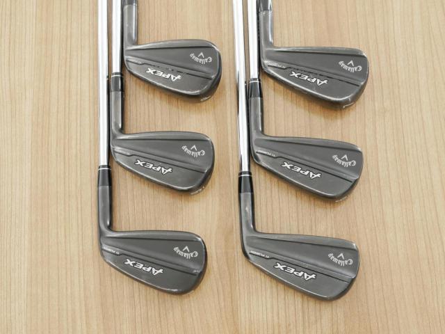 Iron set : Callaway : ชุดเหล็ก Callaway Apex Ti Fusion Black (รุ่นท็อปสุด แพงที่สุด ปี 2025 ของใหม่ 8 หมื่นบาท) มีเหล็ก 5-Pw (6 ชิ้น) ก้านเหล็ก NS Pro 750 NEO Flex S