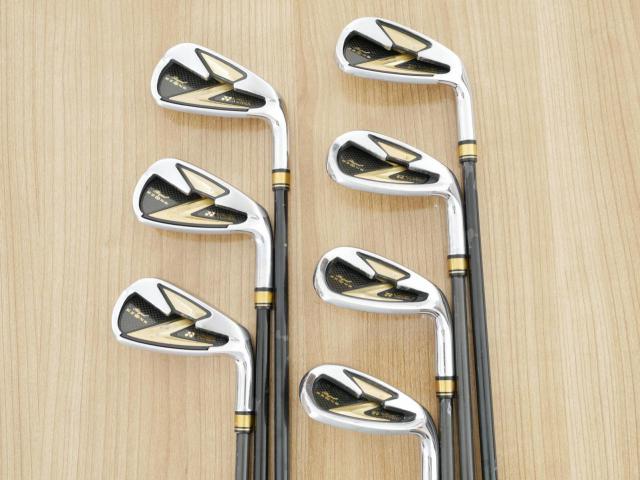 Iron set : Yonex : ชุดเหล็ก Yonex Royal E-Zone (รุ่นท๊อปสุด ก้านดีมาก หน้าเด้ง ตีไกลสุดๆ) มีเหล็ก 7-Pw,Aw,As,Sw (7 ชิ้น) ก้านกราไฟต์ NANOPREME Flex R