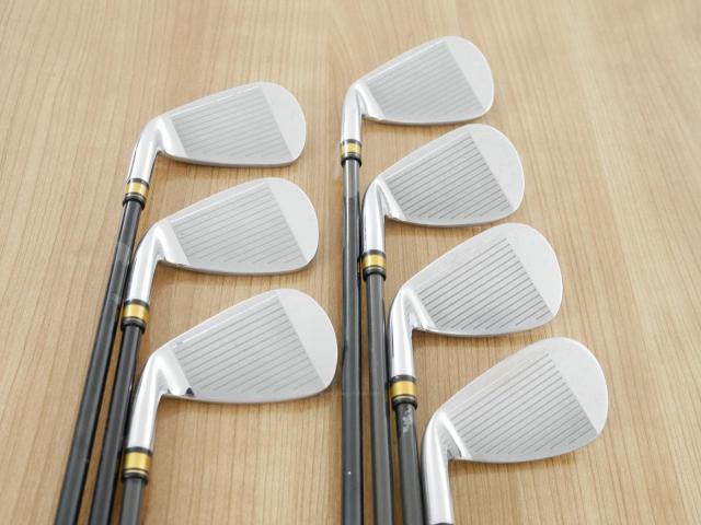 Iron set : Yonex : ชุดเหล็ก Yonex Royal E-Zone (รุ่นท๊อปสุด ก้านดีมาก หน้าเด้ง ตีไกลสุดๆ) มีเหล็ก 7-Pw,Aw,As,Sw (7 ชิ้น) ก้านกราไฟต์ NANOPREME Flex R