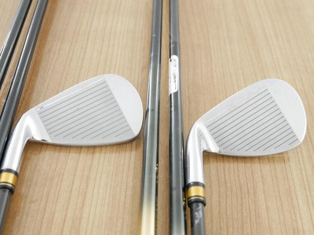 Iron set : Yonex : ชุดเหล็ก Yonex Royal E-Zone (รุ่นท๊อปสุด ก้านดีมาก หน้าเด้ง ตีไกลสุดๆ) มีเหล็ก 7-Pw,Aw,As,Sw (7 ชิ้น) ก้านกราไฟต์ NANOPREME Flex R