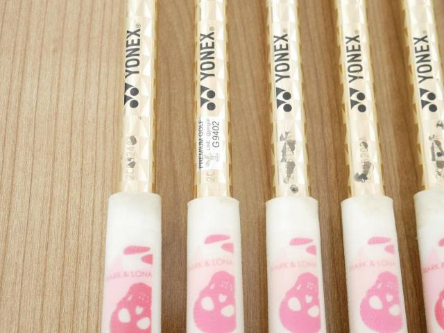 Iron set : Yonex : ชุดเหล็ก Yonex Royal E-Zone (รุ่นท๊อปสุด ก้านดีมาก หน้าเด้ง ตีไกลสุดๆ) มีเหล็ก 7-Pw,Aw,As,Sw (7 ชิ้น) ก้านกราไฟต์ NANOPREME Flex R
