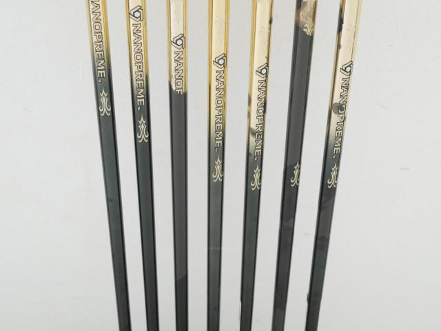 Iron set : Yonex : ชุดเหล็ก Yonex Royal E-Zone (รุ่นท๊อปสุด ก้านดีมาก หน้าเด้ง ตีไกลสุดๆ) มีเหล็ก 7-Pw,Aw,As,Sw (7 ชิ้น) ก้านกราไฟต์ NANOPREME Flex R