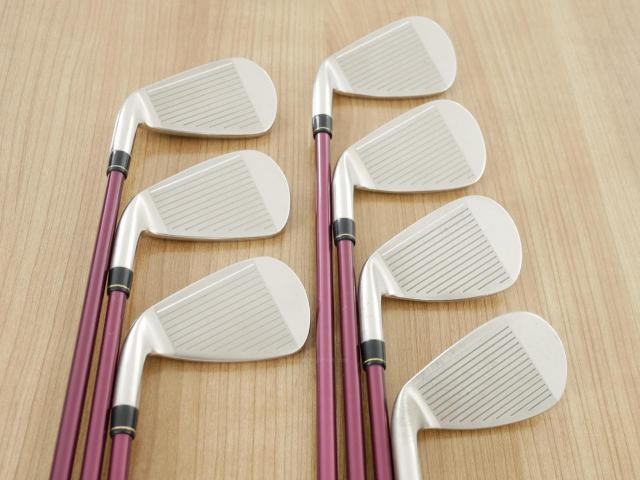 Iron set : Yonex : ชุดเหล็ก Yonex Royal DTP (ออกปี 2016 ท๊อปสุด ก้านดีมาก หน้าเด้ง ตีไกลสุดๆ) มีเหล็ก 6-Pw,Aw,Sw (7 ชิ้น) ก้านกราไฟต์ Flex R