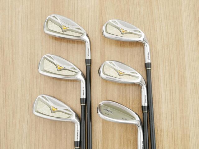 Iron set : Tsuruya : ชุดเหล็ก Tsuruya AXEL GX MM (หน้าเด้ง เบา อ่อน เหมาะกับซีเนียร์) มีเหล็ก 7-Pw,Aw,Sw (6 ชิ้น) ก้านกราไฟต์ Flex R