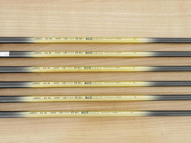 Iron set : Tsuruya : ชุดเหล็ก Tsuruya AXEL GX MM (หน้าเด้ง เบา อ่อน เหมาะกับซีเนียร์) มีเหล็ก 7-Pw,Aw,Sw (6 ชิ้น) ก้านกราไฟต์ Flex R