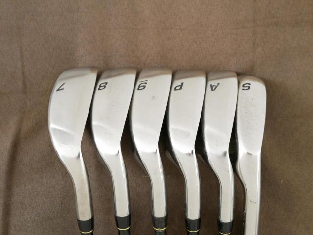 Iron set : Tsuruya : ชุดเหล็ก Tsuruya AXEL GX MM (หน้าเด้ง เบา อ่อน เหมาะกับซีเนียร์) มีเหล็ก 7-Pw,Aw,Sw (6 ชิ้น) ก้านกราไฟต์ Flex R