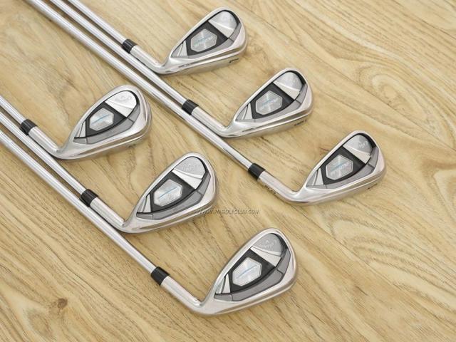 Iron set : Callaway : ชุดเหล็ก Callaway Rogue X CF18 (ออกปี 2018 ตีง่าย ไกลกว่า Rogue ปกติ) มีเหล็ก 5-Pw (6 ชิ้น) ก้านเหล็ก KBS Max 90 Flex S