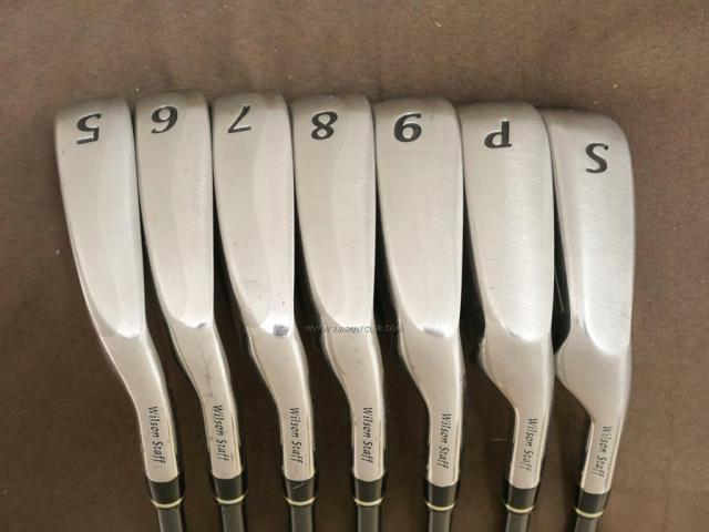 Iron set : Other Brand : ชุดเหล็ก Wilson TAB TC-1 (รุ่นท๊อปสุด หน้าเด้ง ตีไกล) มีเหล็ก 5-Pw,Sw (7 ชิ้น) ก้านกราไฟต์ Flex R