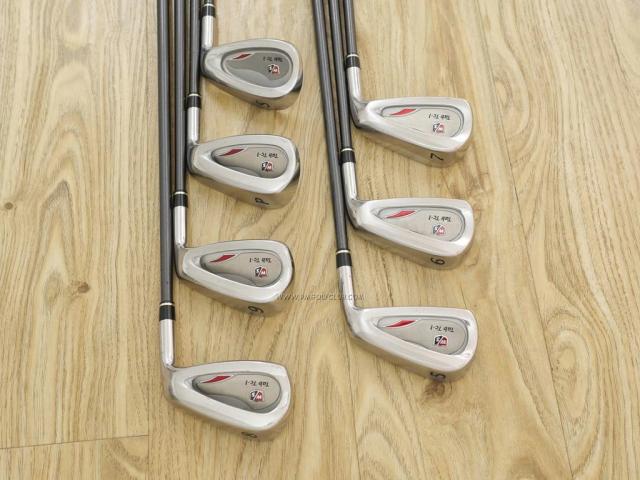 Iron set : Other Brand : ชุดเหล็ก Wilson TAB TC-1 (รุ่นท๊อปสุด หน้าเด้ง ตีไกล) มีเหล็ก 5-Pw,Sw (7 ชิ้น) ก้านกราไฟต์ Flex R