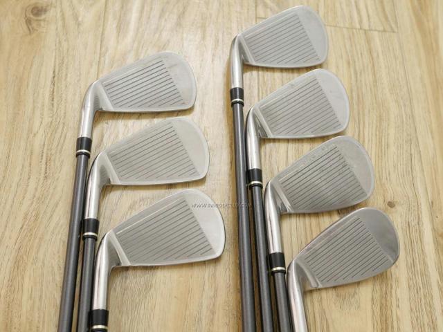 Iron set : Other Brand : ชุดเหล็ก Wilson TAB TC-1 (รุ่นท๊อปสุด หน้าเด้ง ตีไกล) มีเหล็ก 5-Pw,Sw (7 ชิ้น) ก้านกราไฟต์ Flex R