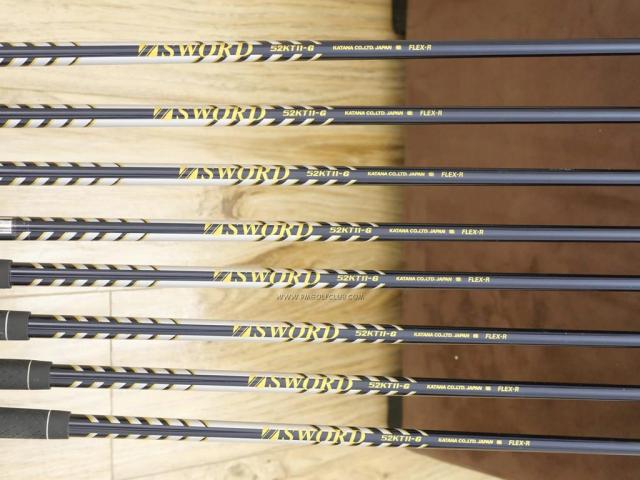 Iron set : Katana : ชุดเหล็กกระเทย Katana Sword LX-10 มีเหล็ก 5-Pw,Aw,Sw (8 ขิ้น) ก้านกราไฟต์ Flex R