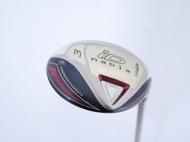 Fairway Wood : PRGR : ไม้กระเทย PRGR ID Nabla RED (รุ่นท้อป) Loft 19 ก้าน M-35 (Flex R2)