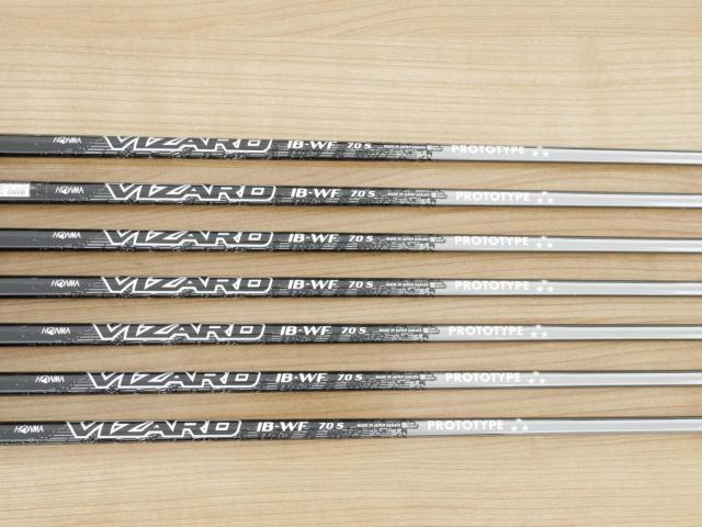 Iron set : Honma : **ก้าน 3 ดาว** ชุดเหล็ก Honma Beres NX (รุ่นปี 2023) มีเหล็ก 7-11,Aw,Sw (7 ชิ้น) ก้านกราไฟต์ Honma Vizard IB-WF 70 Flex S (3 ดาว)