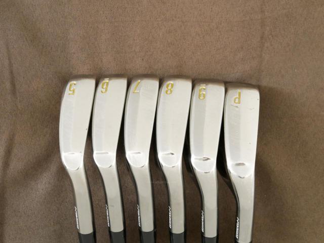 Iron set : Other Brand : ชุดเหล็ก Srixon ZXi5 i-Forged Black Chrome (หายาก ออกปี 2024) มีเหล็ก 5-Pw (6 ชิ้น) ก้านเหล็ก Design Tuning Modus 105 Flex S