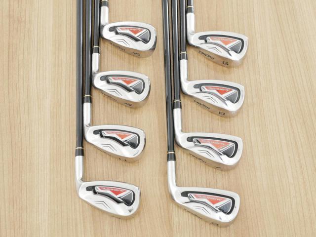 Iron set : Honma : ชุดเหล็ก Honma AMAZING Spec II (หน้าเด้ง โกงองศาสุดๆ ไกลที่สุด) มีเหล็ก 6-11,Aw,Sw (8 ชิ้น ระยะเทียบเท่า 5-Pw,Aw,Sw) ก้าน AMAZING SPEC Feather & Feather FLex R