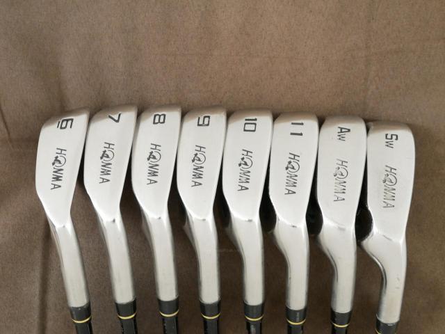Iron set : Honma : ชุดเหล็ก Honma AMAZING Spec II (หน้าเด้ง โกงองศาสุดๆ ไกลที่สุด) มีเหล็ก 6-11,Aw,Sw (8 ชิ้น ระยะเทียบเท่า 5-Pw,Aw,Sw) ก้าน AMAZING SPEC Feather & Feather FLex R
