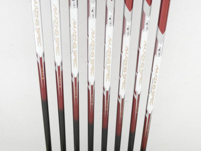 Iron set : Honma : ชุดเหล็ก Honma AMAZING Spec II (หน้าเด้ง โกงองศาสุดๆ ไกลที่สุด) มีเหล็ก 6-11,Aw,Sw (8 ชิ้น ระยะเทียบเท่า 5-Pw,Aw,Sw) ก้าน AMAZING SPEC Feather & Feather FLex R