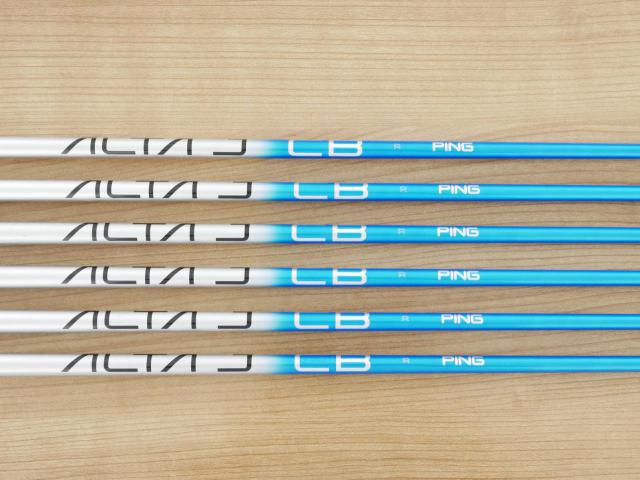 Iron set : Ping : ชุดเหล็ก Ping G440 (รุ่นล่าสุด ออกปี 2025 Japan Spec. ใบใหญ่ ง่าย ไกล) มีเหล็ก 7-W,U,52 (6 ชิ้น) ก้านกราไฟต์ Ping ALTA J CB Flex R