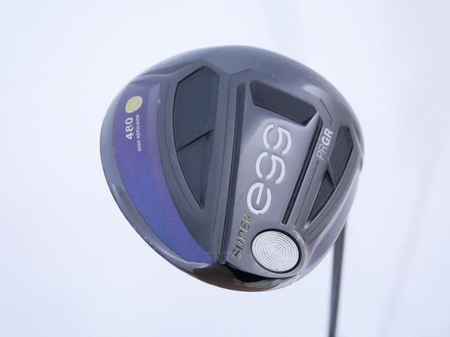 Driver : PRGR : ไดรเวอร์ PRGR Super EGG 480cc. (ปี 2021 หน้าเด้งเกินกฏ ตีไกลมาก) Loft 11.5 ก้าน Mitsubishi Diamana Flex S