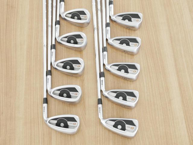 Iron set : Ping : ชุดเหล็ก Ping G400 (ปี 2018 ใบใหญ่ ง่าย ไกล) มีเหล็ก 4-Pw,Aw,Sw,Lw (10 ชิ้น) ก้านเหล็ก Flex S