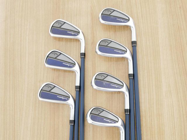Iron set : Callaway : ชุดเหล็ก Callaway Paradym (รุ่นปี 2023 Japan Spec.) มีเหล็ก 5-Pw,Aw (7 ชิ้น) ก้านกราไฟต์ Fujikura VENTUS TR 5 Flex R
