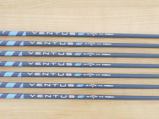 Iron set : Callaway : ชุดเหล็ก Callaway Paradym (รุ่นปี 2023 Japan Spec.) มีเหล็ก 5-Pw,Aw (7 ชิ้น) ก้านกราไฟต์ Fujikura VENTUS TR 5 Flex R
