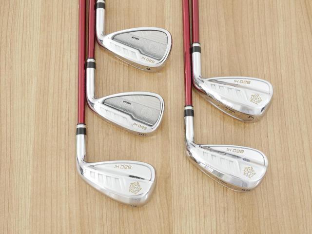 Iron set : Katana : ชุดเหล็ก Katana Voltio NINJA 880Hi Silver (รุ่นท็อปสุด ออกปี 2018 ตีง่าย ไกล สวยมากๆ) มีเหล็ก 6-Pw (5 ชิ้น) ก้านกราไฟต์ Fujikura Speeder 361 Flex R