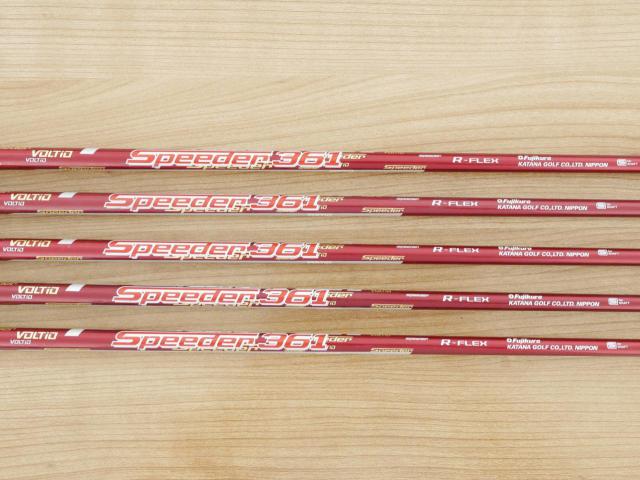 Iron set : Katana : ชุดเหล็ก Katana Voltio NINJA 880Hi Silver (รุ่นท็อปสุด ออกปี 2018 ตีง่าย ไกล สวยมากๆ) มีเหล็ก 6-Pw (5 ชิ้น) ก้านกราไฟต์ Fujikura Speeder 361 Flex R