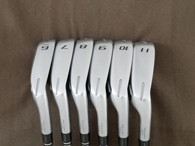 Iron set : Honma : ชุดเหล็ก Honma Bezeal 535 (ปี 2019 รุ่นนี้ใบใหญ่ที่สุดของ Honma) มีเหล็ก 6-11 (6 ชิ้น เทียบเท่า 5-Pw) ก้านกราไฟต์ Honma Vizard 48 Flex S
