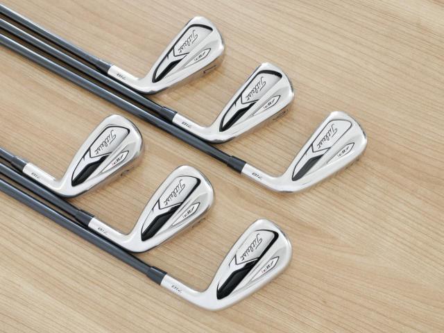 Iron set : Titleist : ชุดเหล็ก Titleist AP1 718 (ออกปี 2018) มีเหล็ก 5-Pw (6 ชิ้น) ก้านกราไฟต์ Fujikura MCI 60 Flex S