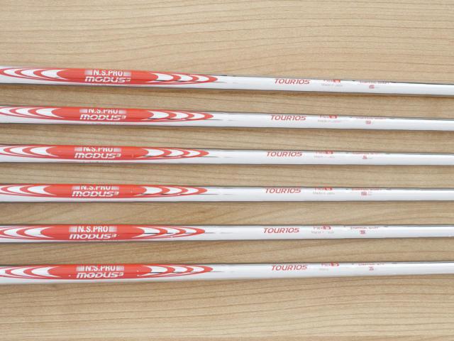 Iron set : Titleist : ชุดเหล็ก Titleist T100 Forged (รุ่นปี 2020) มีเหล็ก 5-Pw (6 ชิ้น) ก้านเหล็ก NS Pro Modus 105 Flex S
