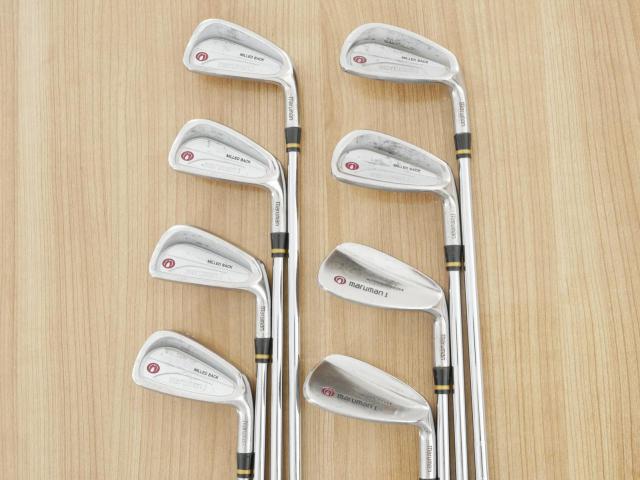 Iron set : Maruman : ชุดเหล็ก Maruman M1 Cavity (เหล็กตีไกลในตำนานครับ) มีเหล็ก 5-Pw,Aw,Sw (8 ชิ้น) ก้านเหล็ก NS Pro 950 Flex R
