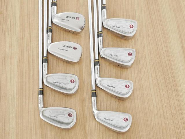 Iron set : Maruman : ชุดเหล็ก Maruman M1 Cavity (เหล็กตีไกลในตำนานครับ) มีเหล็ก 5-Pw,Aw,Sw (8 ชิ้น) ก้านเหล็ก NS Pro 950 Flex R