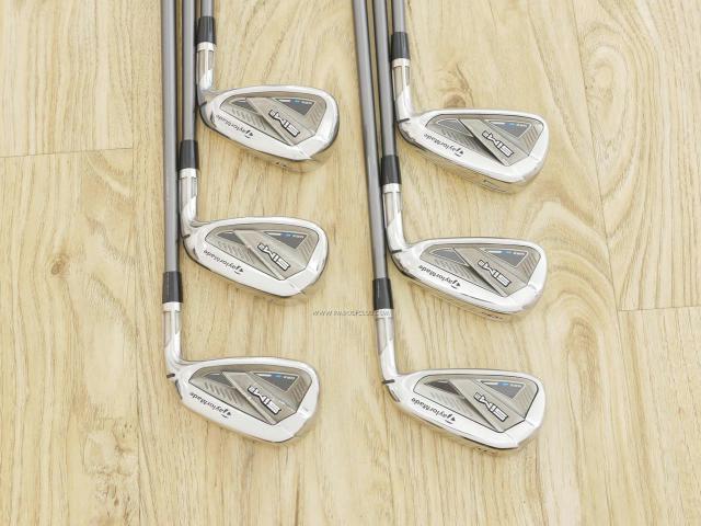 Iron set : Taylormade : ชุดเหล็ก Taylormade SIM 2 MAX (ออกปี 2021 Japan Spec.) มีเหล็ก 5-Pw (6 ชิ้น) ก้านกราไฟต์ MITSUBISHI TENSEI TM60 FLEX S