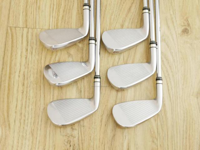 Iron set : PRGR : ชุดเหล็กกระเทย PRGR NEW Egg Forged (รุ่นปี 2020 ตีง่ายและไกลมากๆ เด้งสุดๆ COR 0.82) มีเหล็ก 6-Pw,Aw (6 ชิ้น) ก้านเหล็ก NS Pro Modus 105 Flex R