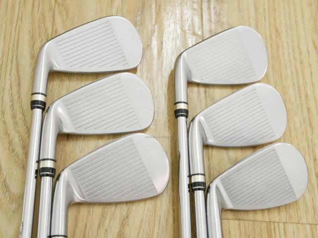 Iron set : PRGR : ชุดเหล็กกระเทย PRGR NEW Egg Forged (รุ่นปี 2020 ตีง่ายและไกลมากๆ เด้งสุดๆ COR 0.82) มีเหล็ก 6-Pw,Aw (6 ชิ้น) ก้านเหล็ก NS Pro Modus 105 Flex R
