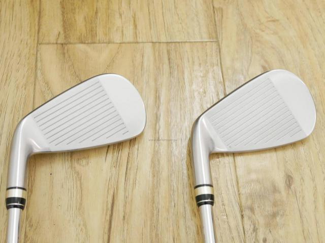 Iron set : PRGR : ชุดเหล็กกระเทย PRGR NEW Egg Forged (รุ่นปี 2020 ตีง่ายและไกลมากๆ เด้งสุดๆ COR 0.82) มีเหล็ก 6-Pw,Aw (6 ชิ้น) ก้านเหล็ก NS Pro Modus 105 Flex R
