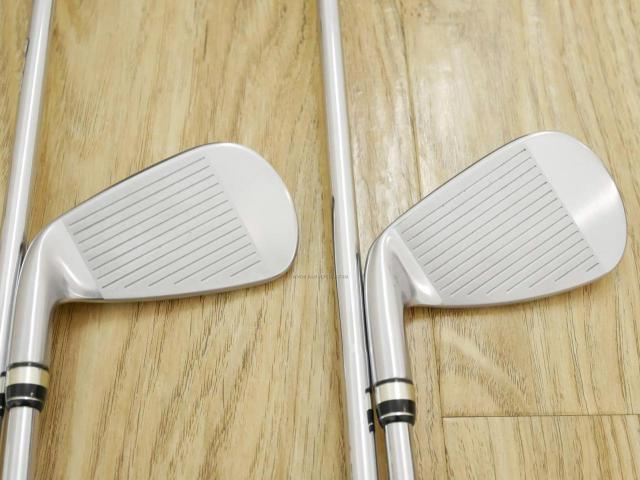 Iron set : PRGR : ชุดเหล็กกระเทย PRGR NEW Egg Forged (รุ่นปี 2020 ตีง่ายและไกลมากๆ เด้งสุดๆ COR 0.82) มีเหล็ก 6-Pw,Aw (6 ชิ้น) ก้านเหล็ก NS Pro Modus 105 Flex R