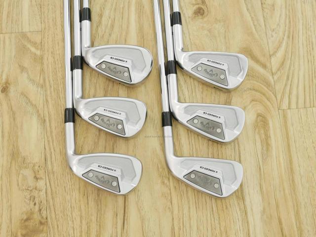 Iron set : Callaway : ชุดเหล็ก Callaway X Forged CB (รุ่นล่าสุด ปี 2022) มีเหล็ก 5-Pw (6 ชิ้น) ก้านเหล็ก NS Pro 950 NEO Flex R