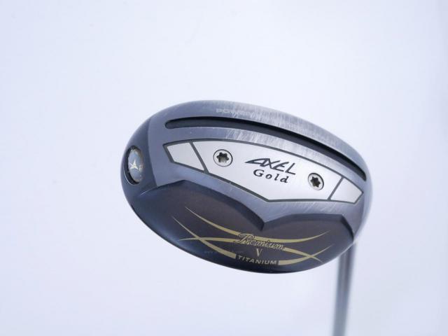 Fairway Wood : Tsuruya : ไม้กระเทย Tsuruya AXEL Gold Premium 5 (รุ่นปี 2023 ตัวท๊อป เด้งเกินกฏ ของใหม่ 2 หมื่นกว่า) Loft 23 Flex R