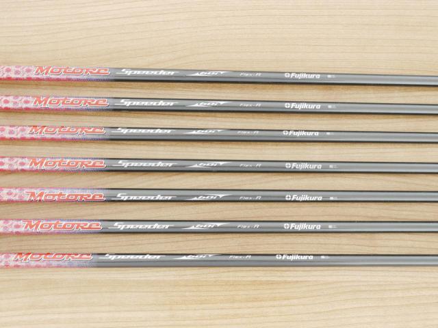 Iron set : Other Brand : ชุดเหล็ก Akira ADR (ใบใหญ่ หน้าเด้ง ไกล) มีเหล็ก 5-Pw,Aw (7 ชิ้น) ก้านกราไฟต์ Fujikura Motore Speeder 60i Flex R