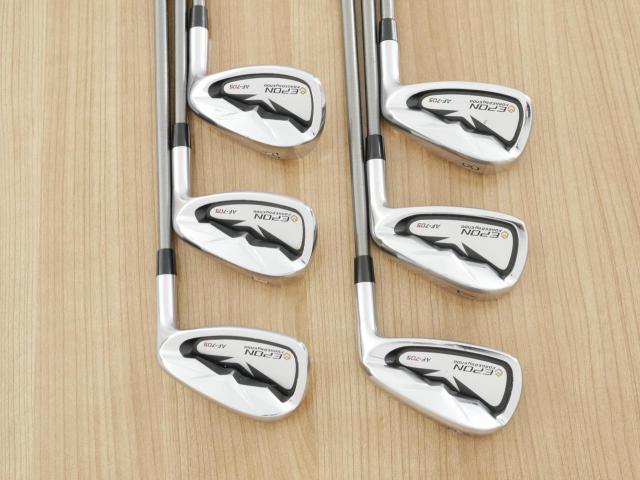 Iron set : Epon : ชุดเหล็ก EPON AF-705 Forged (ปี 2019 ใบใหญ่ ตีง่าย ไกล) มีเหล็ก 6-Pw,Aw (6 ชิ้น) ก้าน Steelfiber i70 Flex R