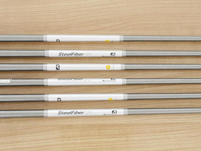 Iron set : Epon : ชุดเหล็ก EPON AF-705 Forged (ปี 2019 ใบใหญ่ ตีง่าย ไกล) มีเหล็ก 6-Pw,Aw (6 ชิ้น) ก้าน Steelfiber i70 Flex R