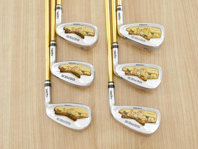 Iron set : Honma : **ก้าน 3 ดาว** ชุดเหล็ก Honma Beres AIZU (รุ่นปี 2023) มีเหล็ก 7-11,Aw (6 ชิ้น เทียบเท่า 6-PW) ก้าน Honma ARMRQ MX Flex R2 (3 ดาว)