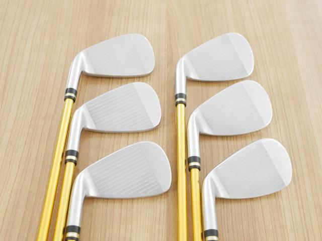 Iron set : Honma : **ก้าน 3 ดาว** ชุดเหล็ก Honma Beres AIZU (รุ่นปี 2023) มีเหล็ก 7-11,Aw (6 ชิ้น เทียบเท่า 6-PW) ก้าน Honma ARMRQ MX Flex R2 (3 ดาว)